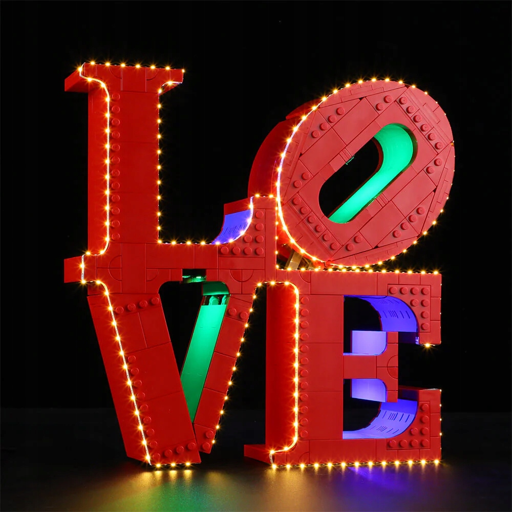 Zestaw oświetlenia do Lego Art Love 31214 (bez Lego)