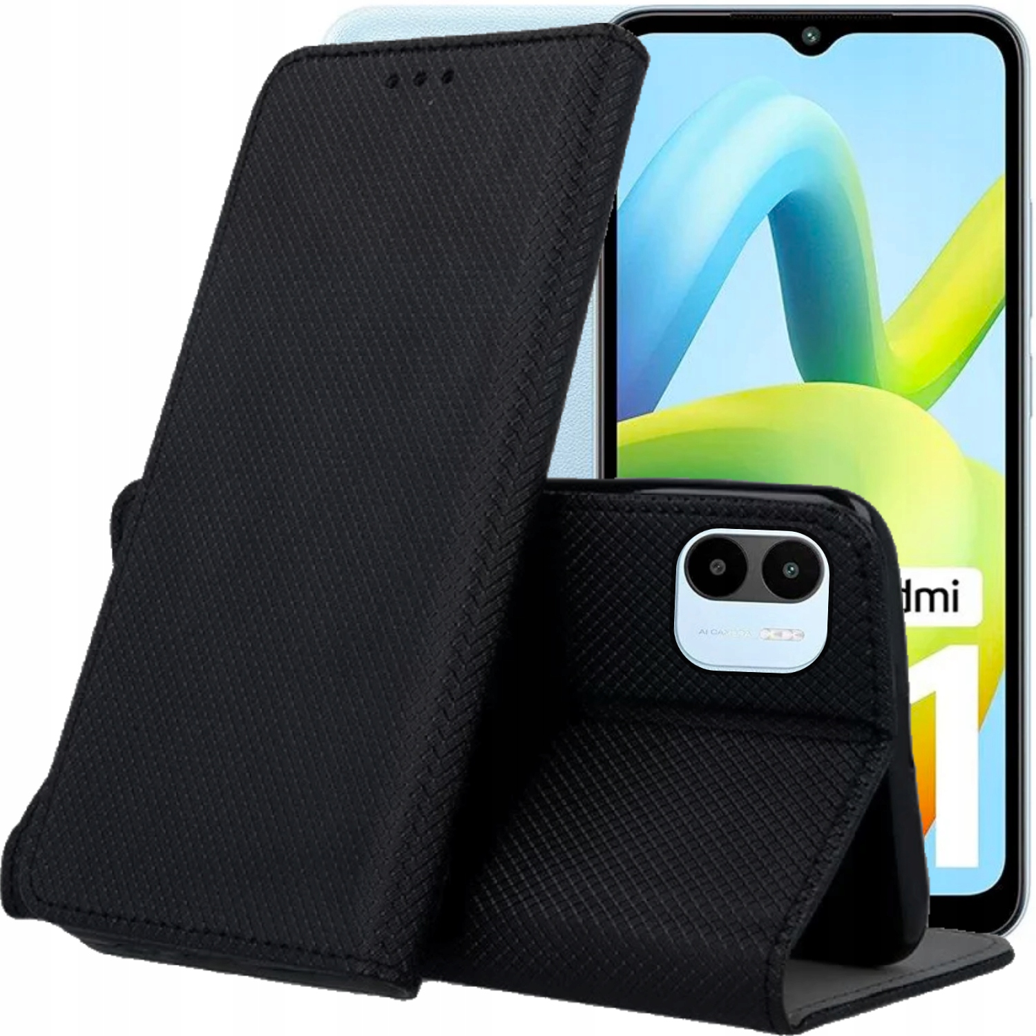 

Etui Z Klapką Do Xiaomi Redmi A1 Magnetyczne Book