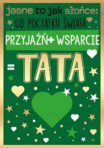 

Prezent dla Taty kartka z życzeniami Premium PR418