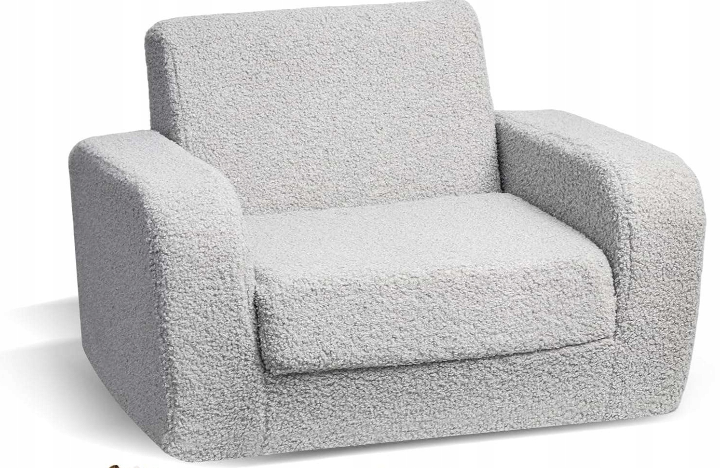 Sofa dla dzieci rozkładana z funkcją spania miękka 3w1 91x26x52cm