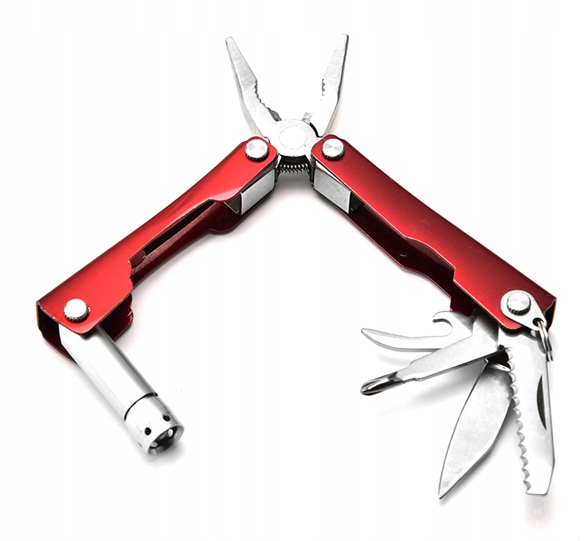 

AG486A Multitool Mini Stal Nóż Scyzoryk Latarka 6
