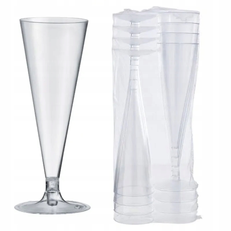 

Plastikowe kieliszki do szampana jednorazowe 10szt
