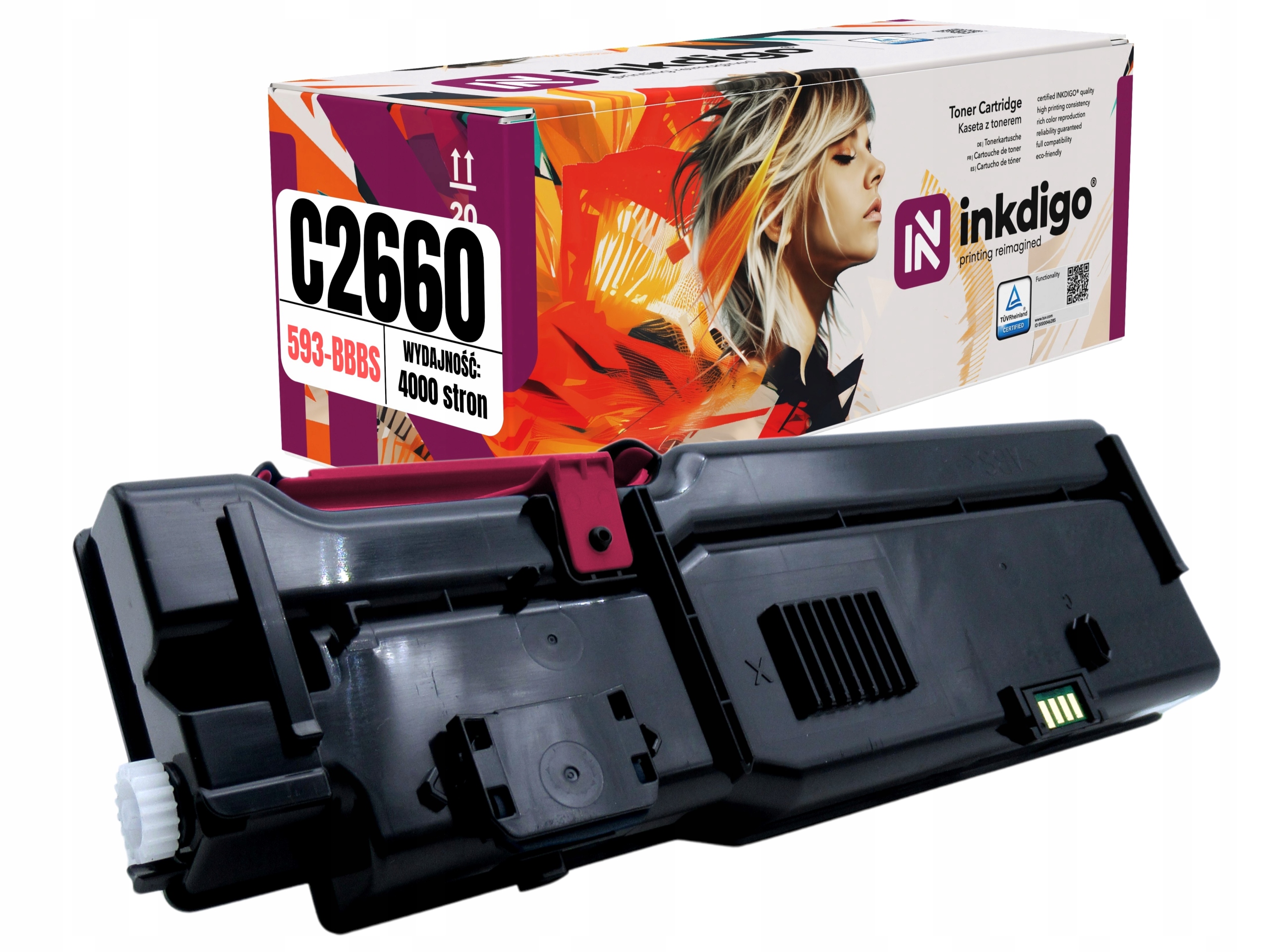 Náhradní toner 593-BBBS pro tiskárny Dell C2660dn C2665dnf