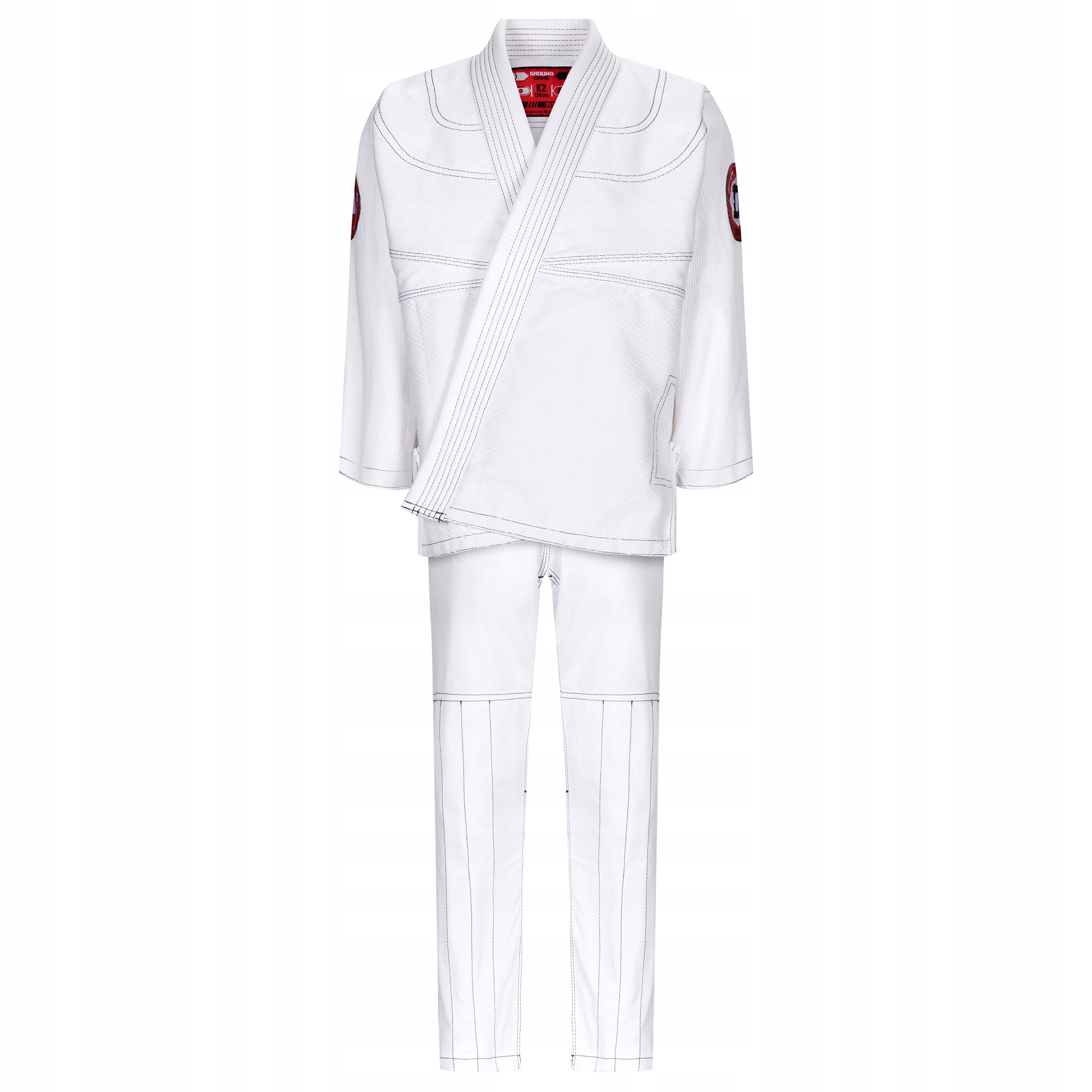 Gi do Judo dla dzieci Ground Game Deshi białe K0