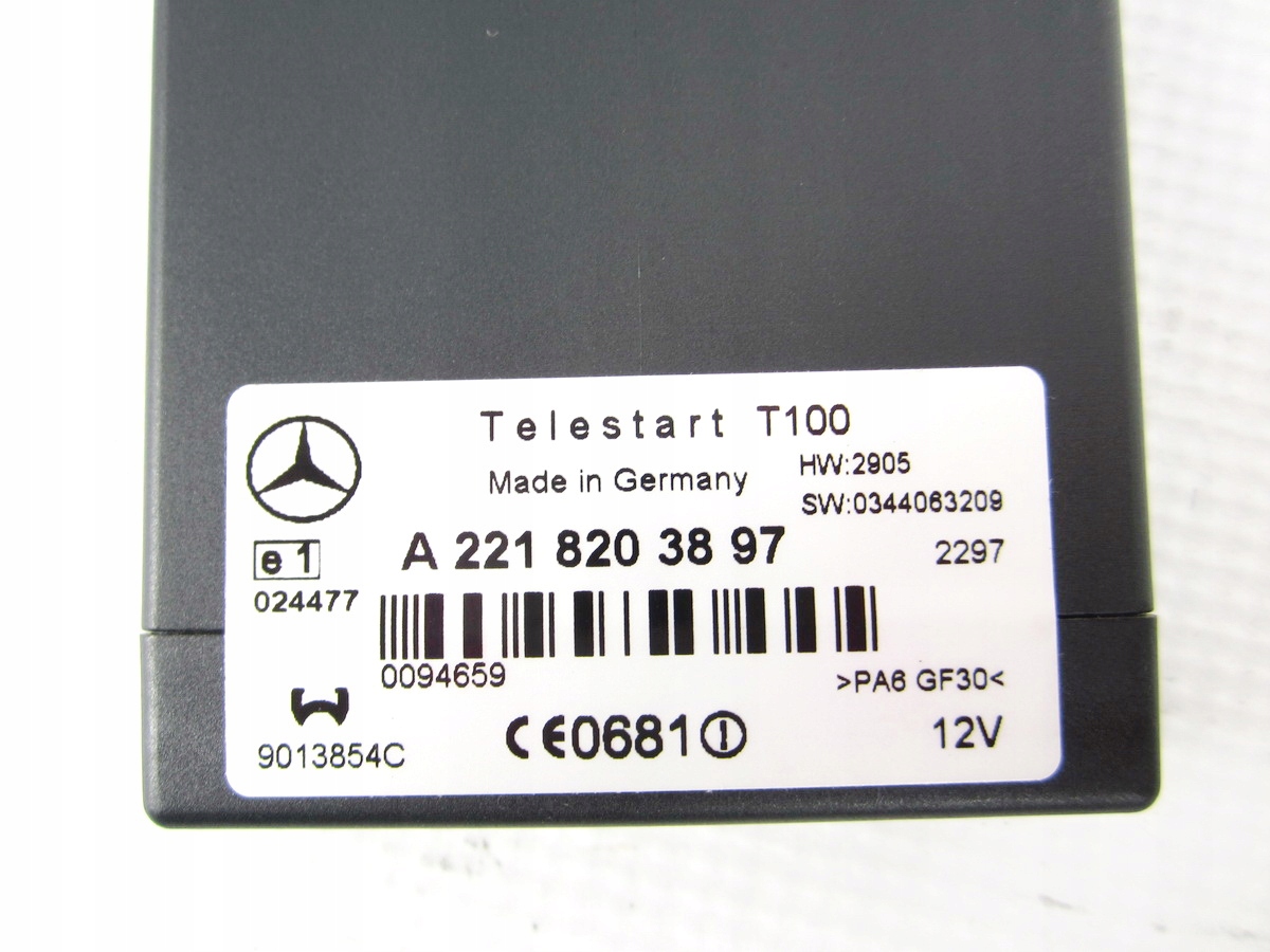 module webasto Mercedes W221