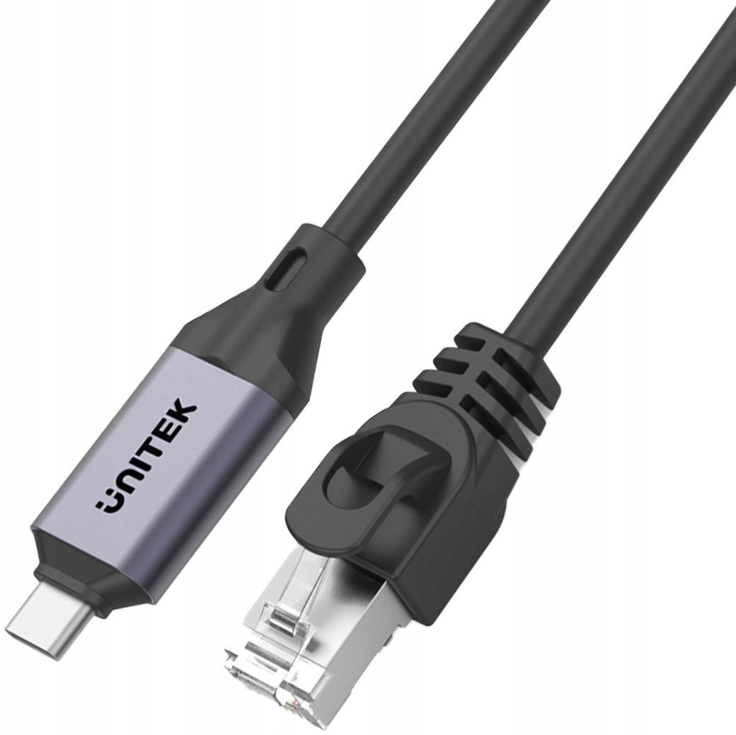 Unitek Kabel Ethernet Usb C RJ-45 Lan, przewód sieciowy, 5m