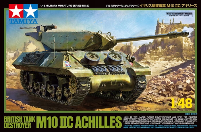 Britský stíhač tanků M10 IIC Achilles 1:48 Tamiya