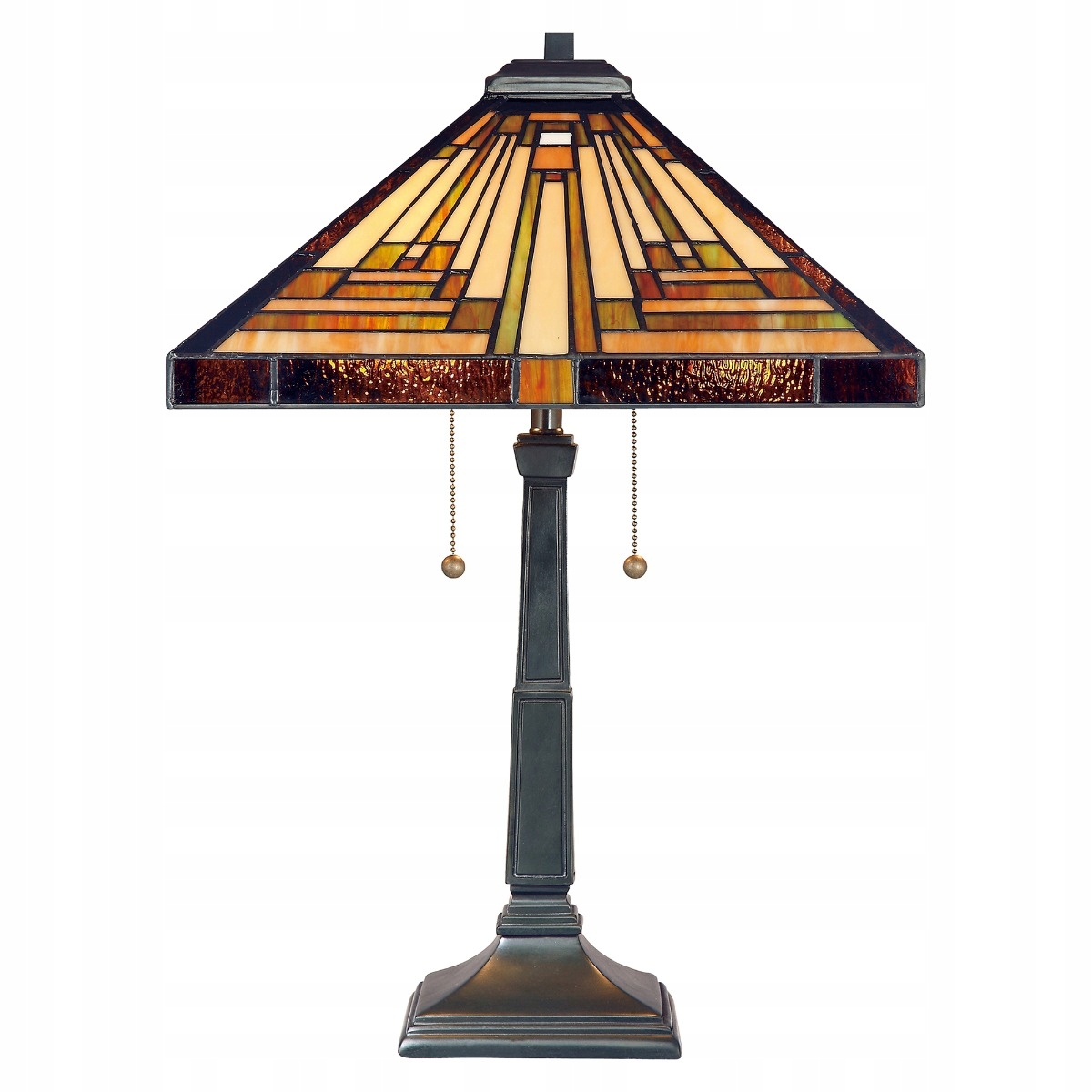 Stolní lampa Art Deco Tiffany vintage Stephen E27 60W Quoizel