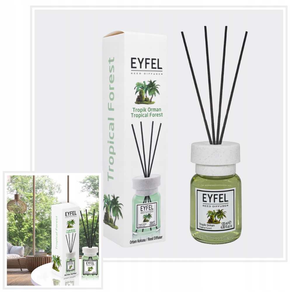 Тропический лес EYFEL-диффузор палочки 120мл