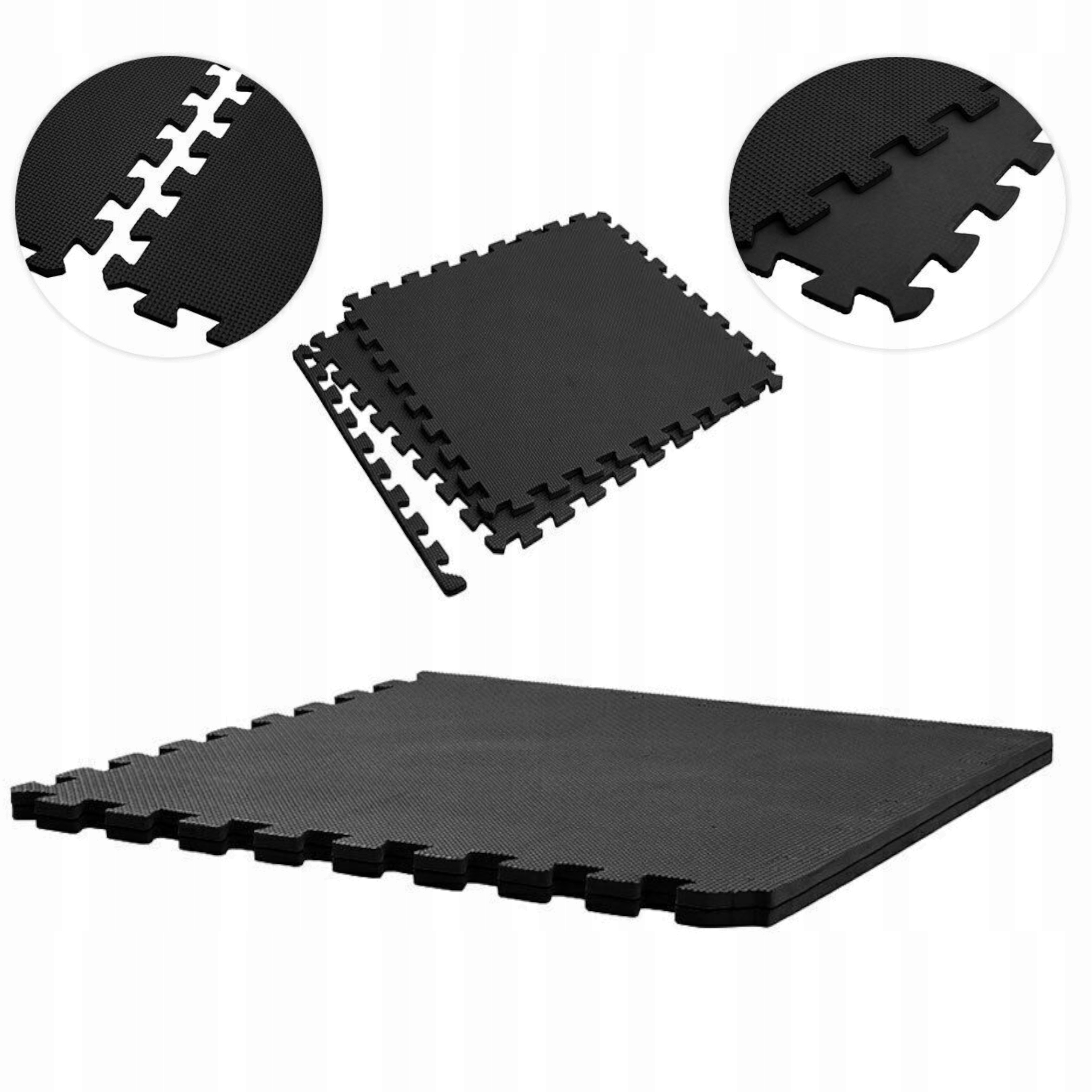 Gruba mata piankowa Eva duże puzzle piankowe XXL 120x120x 1cm 4szt EM1001CZ Liczba elementów 4