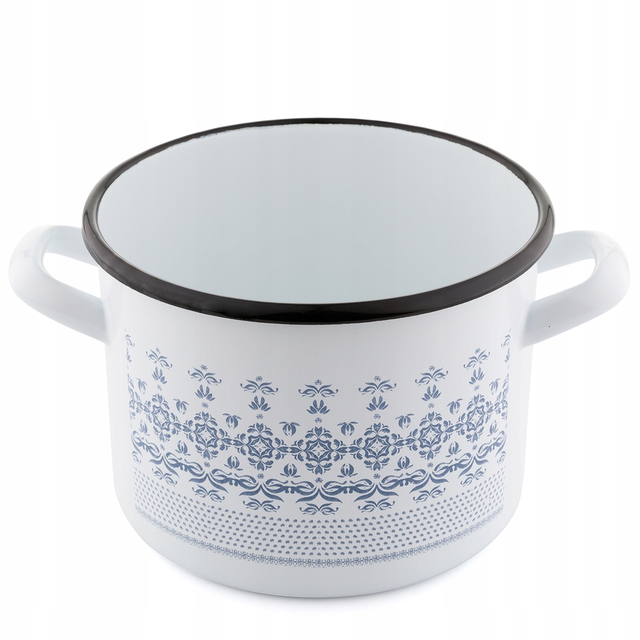 

Garnek Emaliowany Emalia Majolica Biały 18CM 3,55L
