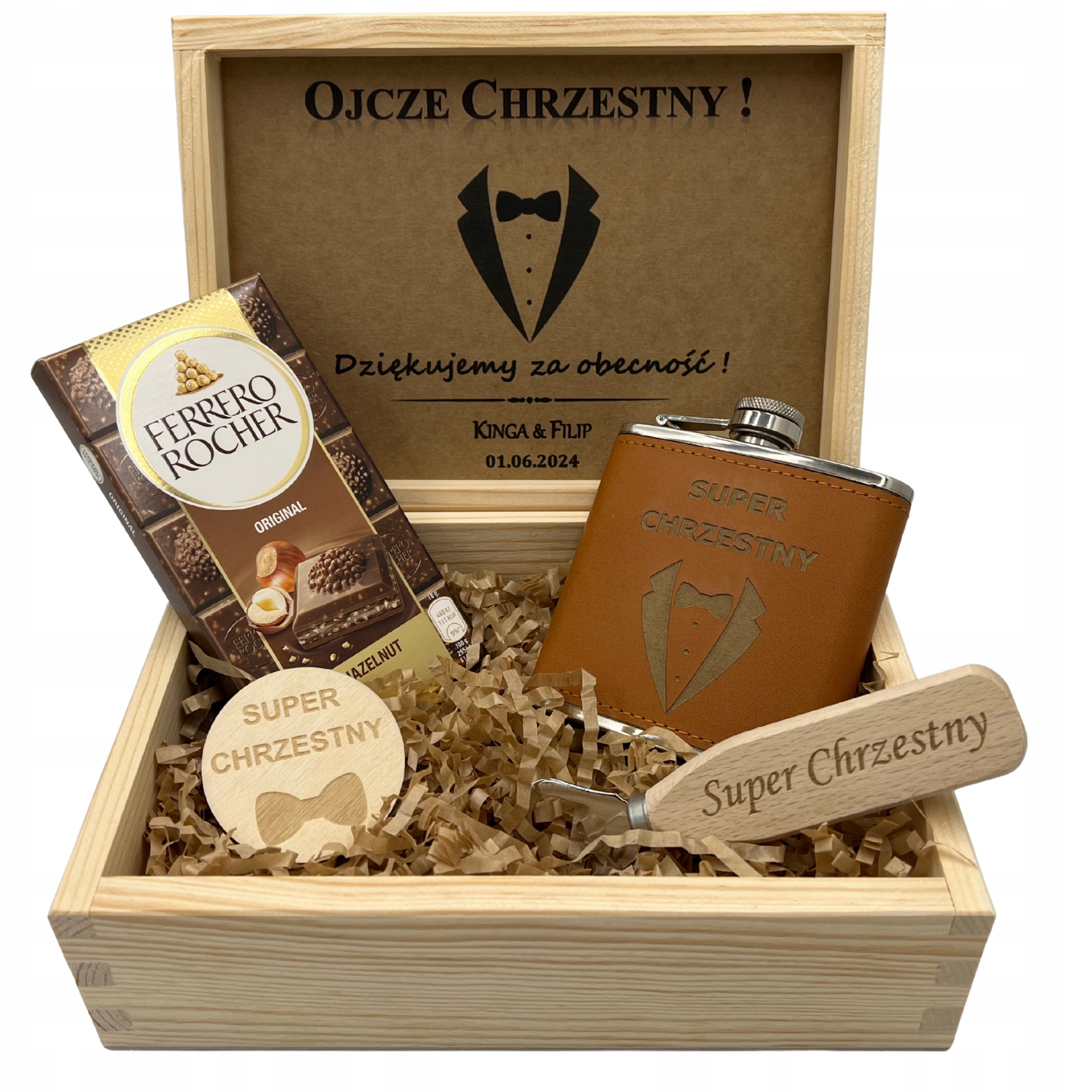 Dárek Pro Kmotra Děkujeme Dárková Krabička Svatební Hostina Svatba