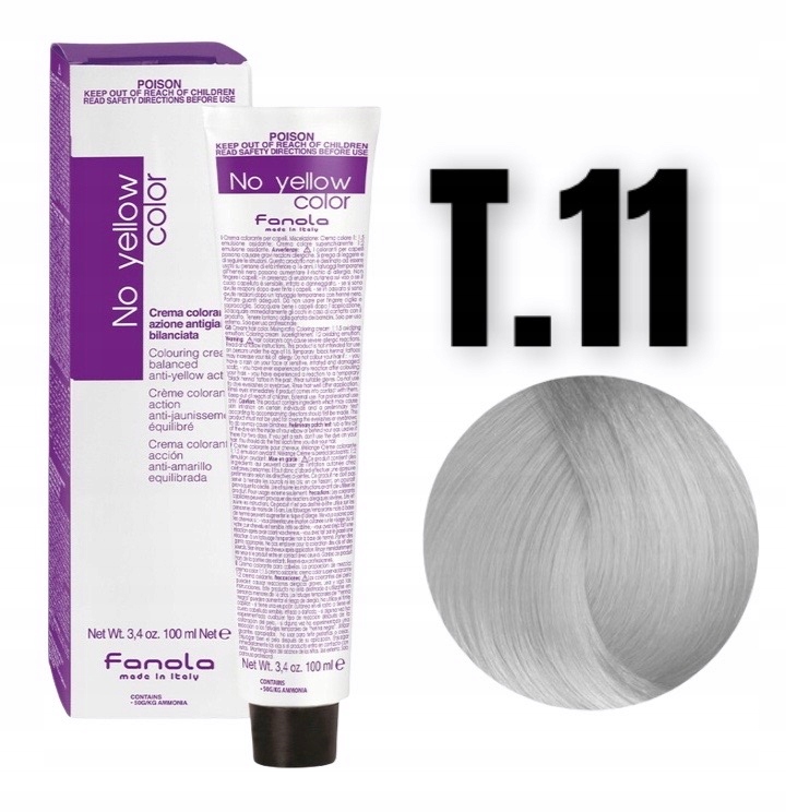

Fanola No Yellow Ice Toner T.11 100ml Toner do blo