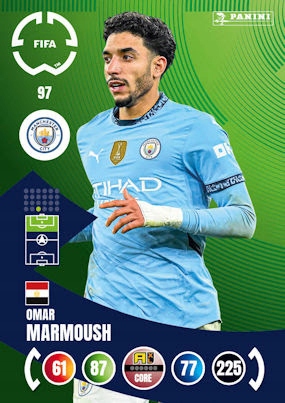 2025 Panini Adrenalyn XL Fifa Club World Cup 97 Omar Marmoush