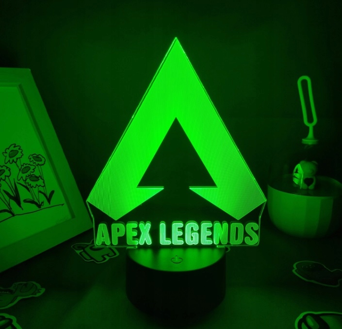 Lampka Nocna Apex Legends 16 kolorów LED PLEXIDO Kolekcja Exclusive Pro