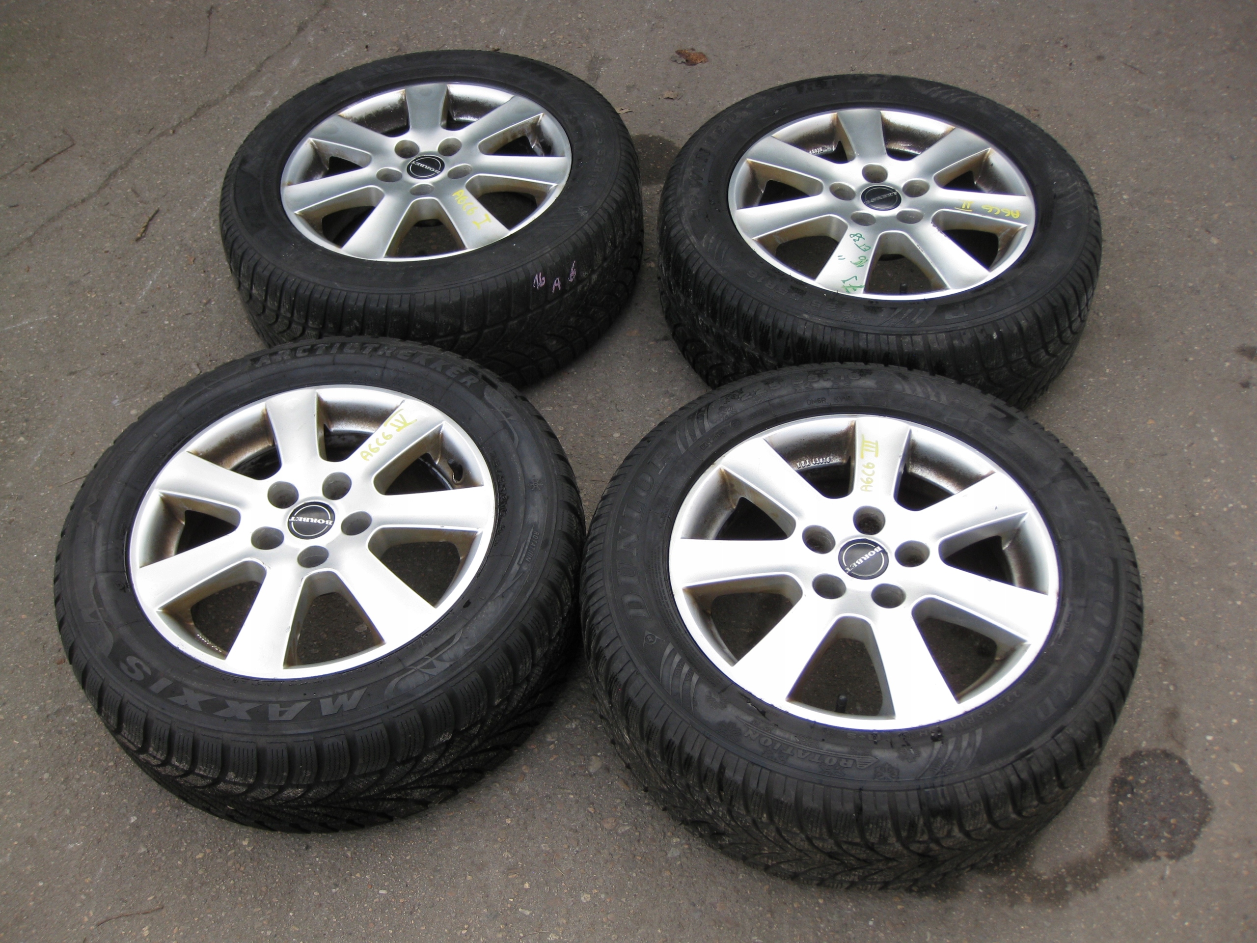 AUDI A6 C6 discs aluminium 7J x16 ET38 5x112 CA70638 KOMPLET