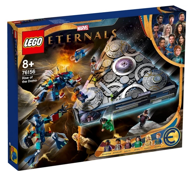 Lego 76156 Hrdinové Eternals Domo Vznikají