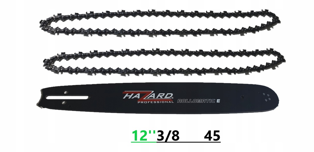 

Prowadnica 12" 3/8'' 1,3 Piły +2ŁAŃCUCHY
