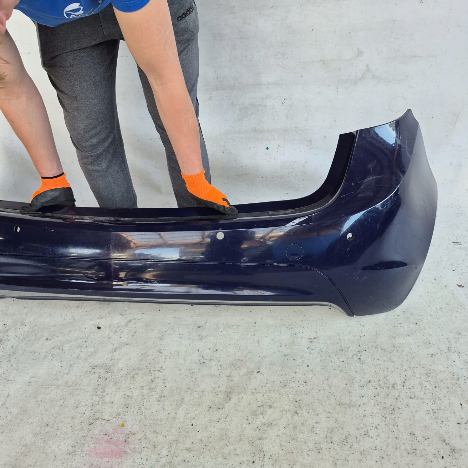 OPEL MERIVA B 10-> bumper rear part rear PDC