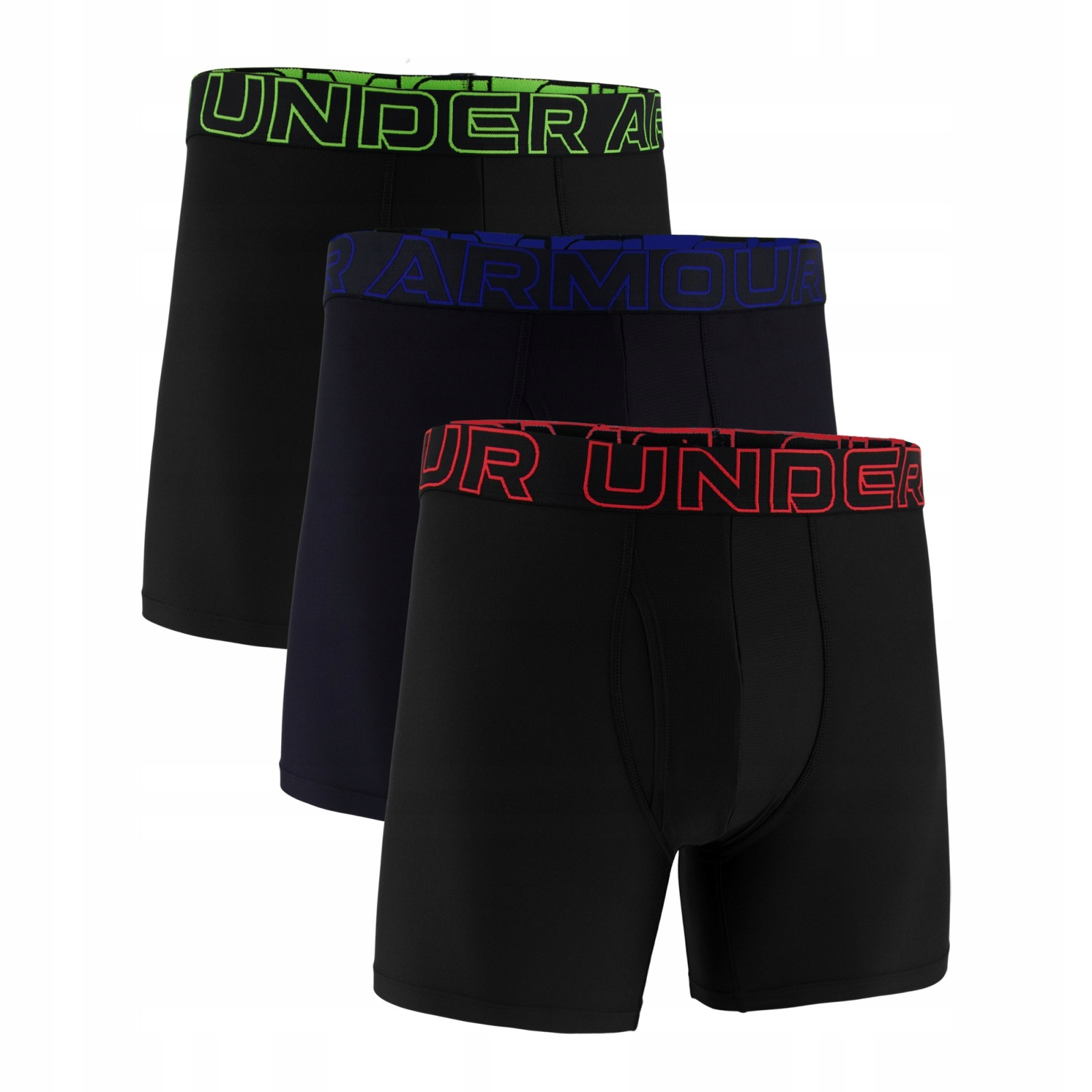 Boxerky Under Armour Perf Tech 6inches-3pack