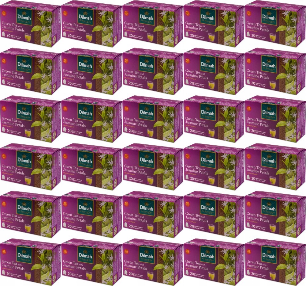 Herbata zielona Dilmah Green Tea Jasmine 20 szt x36