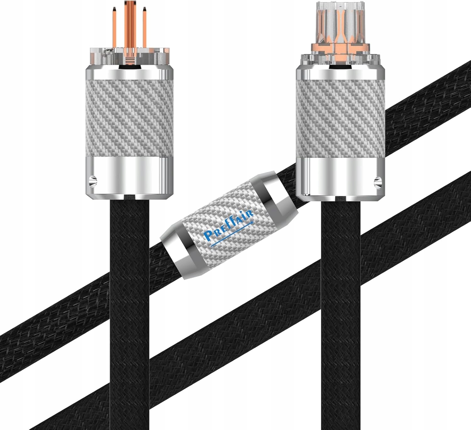 Napájací kábel Preffair HiFi 10AWG, 1 m, pre zosilňovač, D503CF2R, 3.2MM2