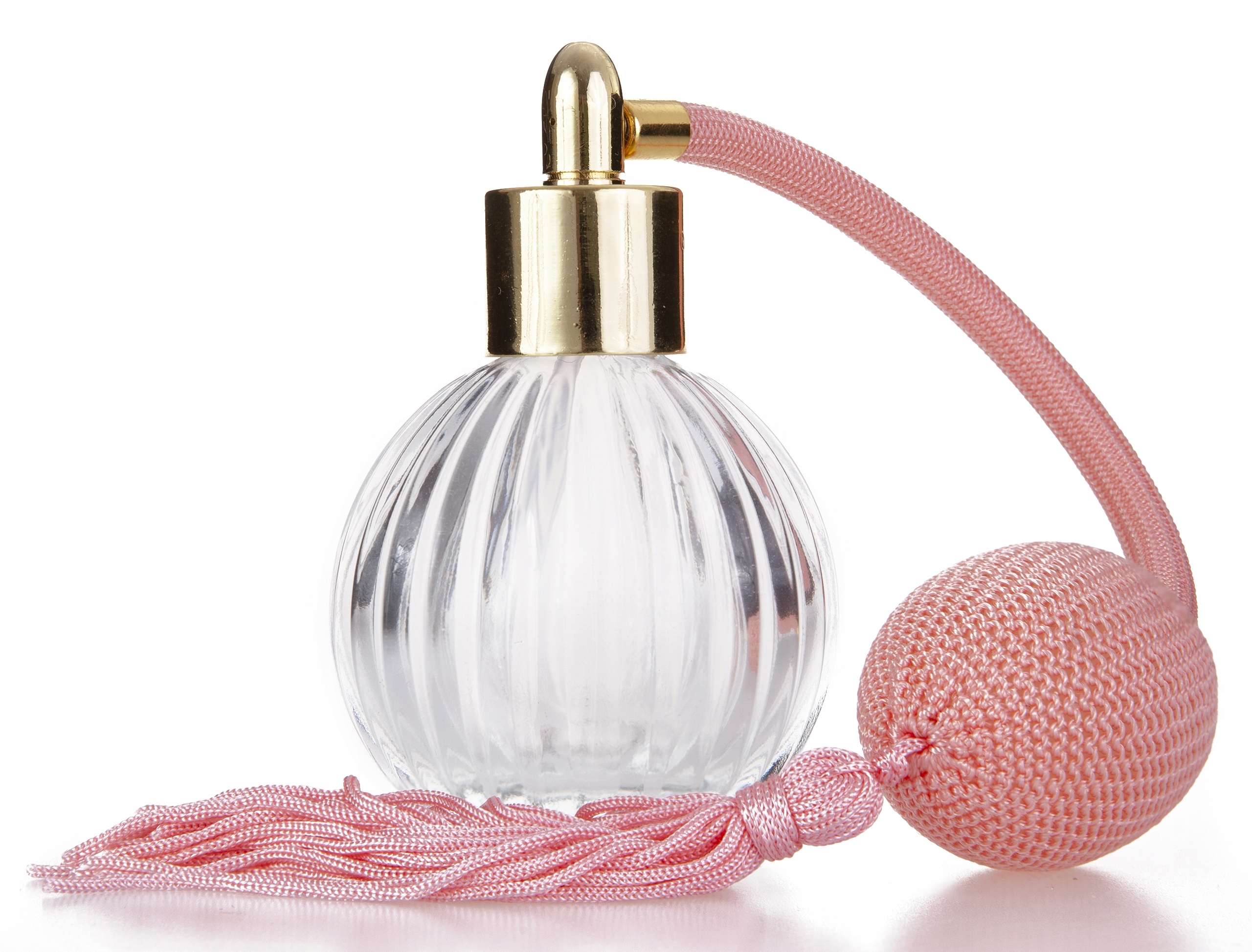 FLAKON SZKLANY NA PERFUMY Z POMPKĄ - 60 ML! GRATIS TESTER!