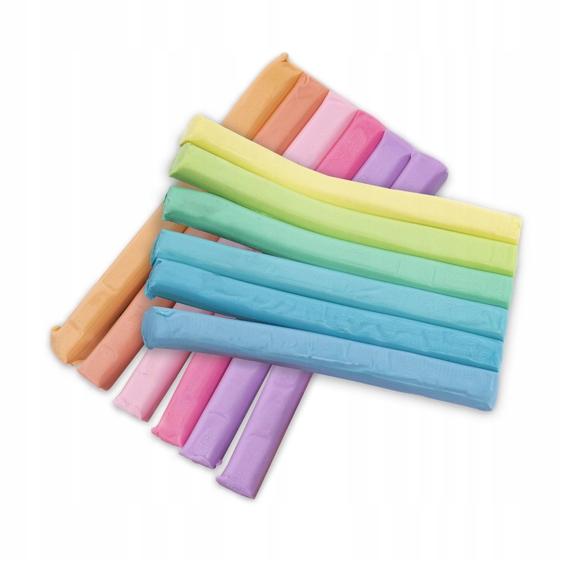 KIDEA PLASTELINA SZKOLNA 24 PASTELOWE KOLORY Płeć unisex