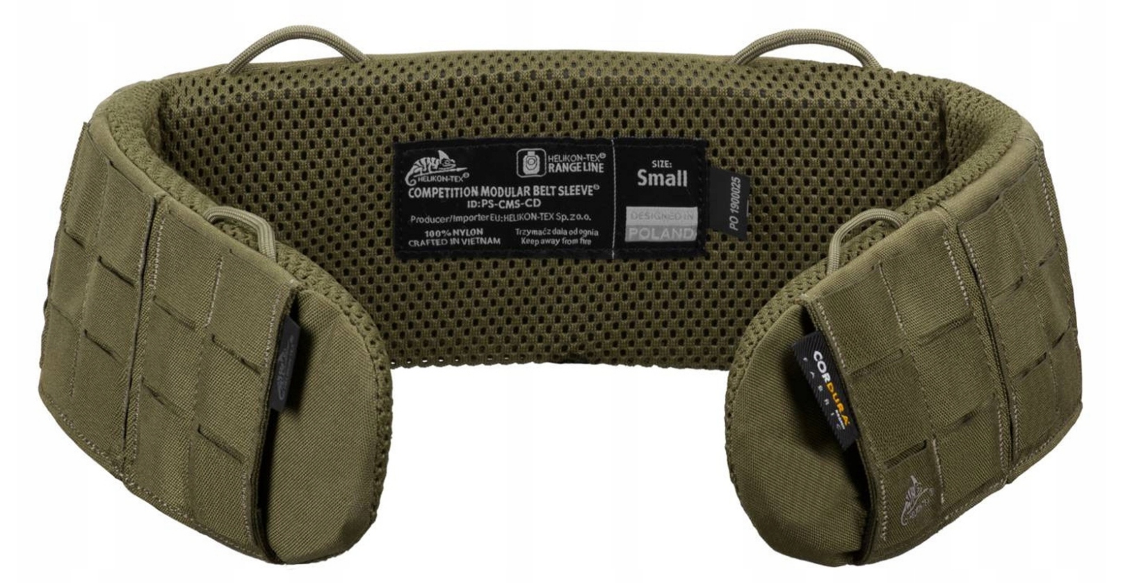 Modulární taktický pás Molle Helikon Competition Belt olive green S