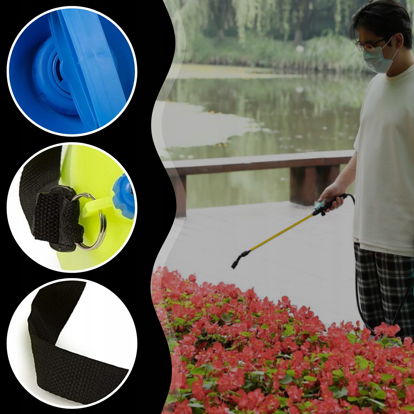 OPRYSKIWACZ CIŚNIENIOWY SPRYSKIWACZ 5L OGRODOWY LANCA DO PRYSKANIA ROŚLINY Kod producenta SPRYSKIWACZ DŁUGA ANCA O868