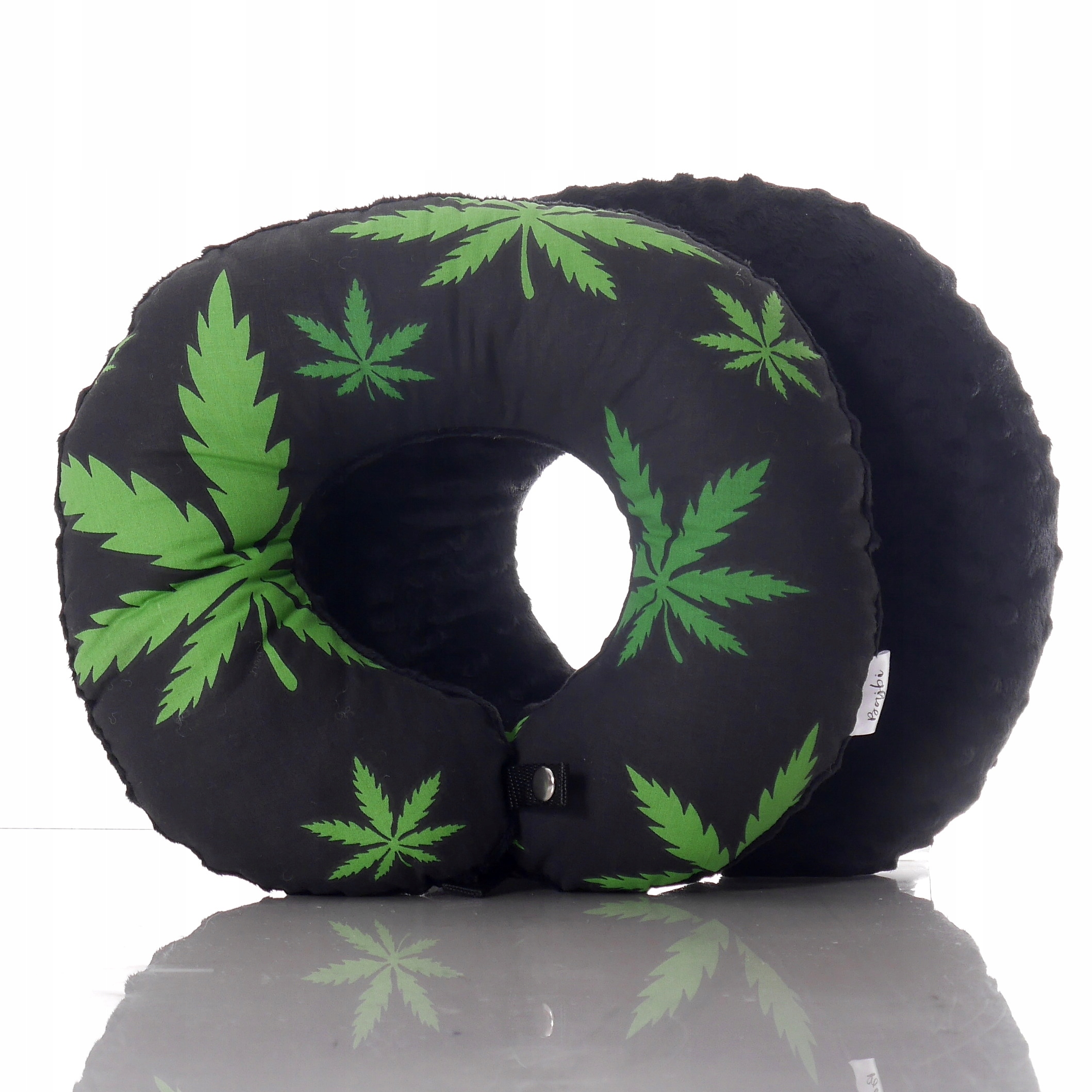 Poduszka podróżna Rogal zagłówek dla dorosłych wesołe listki