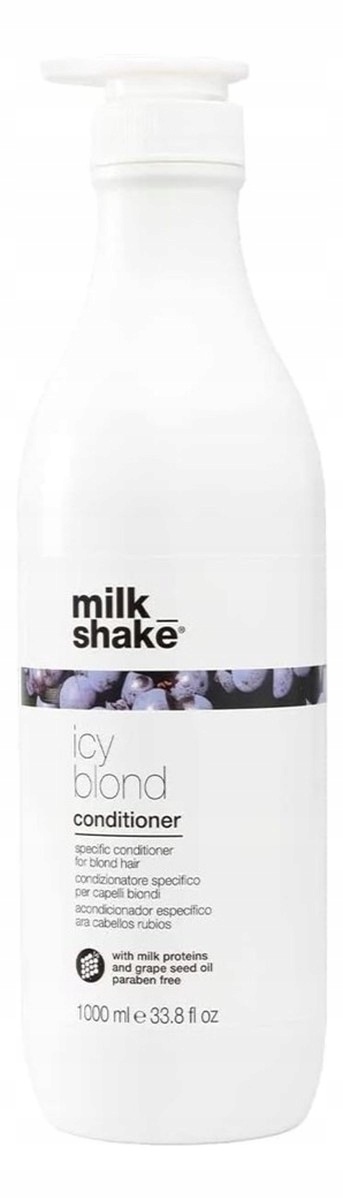 Milk Shake Icy Blond kondicionér ochlazující barvu pro blond vlasy 1000 ml
