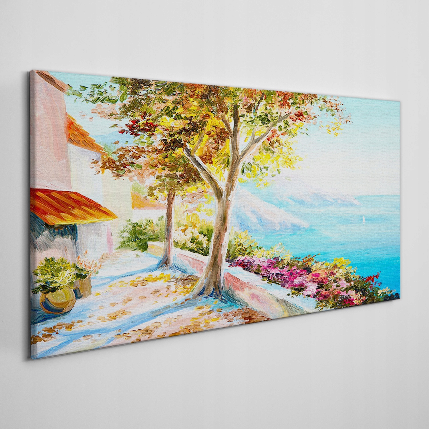 

Obraz na ramie płótno Drzewa morze niebo 100x50 cm