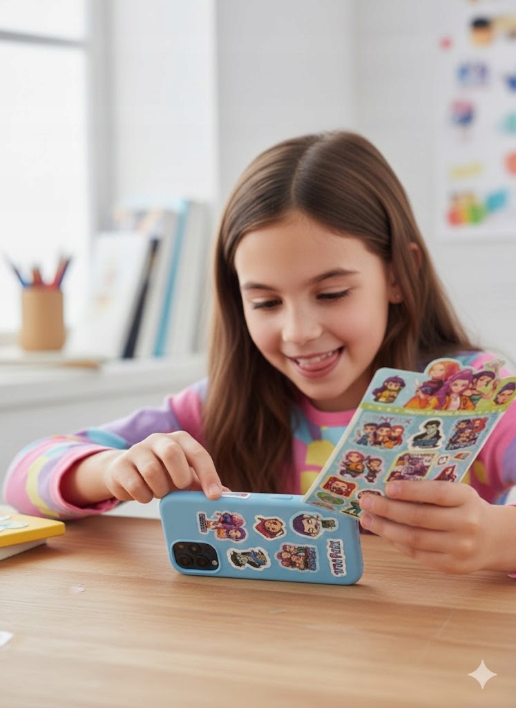 NAKLEJKI „ŁOWCY DEMONÓW” ZESTAW 2w1 RUMI MIRA ZOEY Marka bez marki