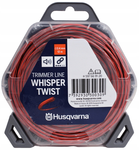 

Linka/żyłka 2,4mmx12m Whisper Twist Husqvarna