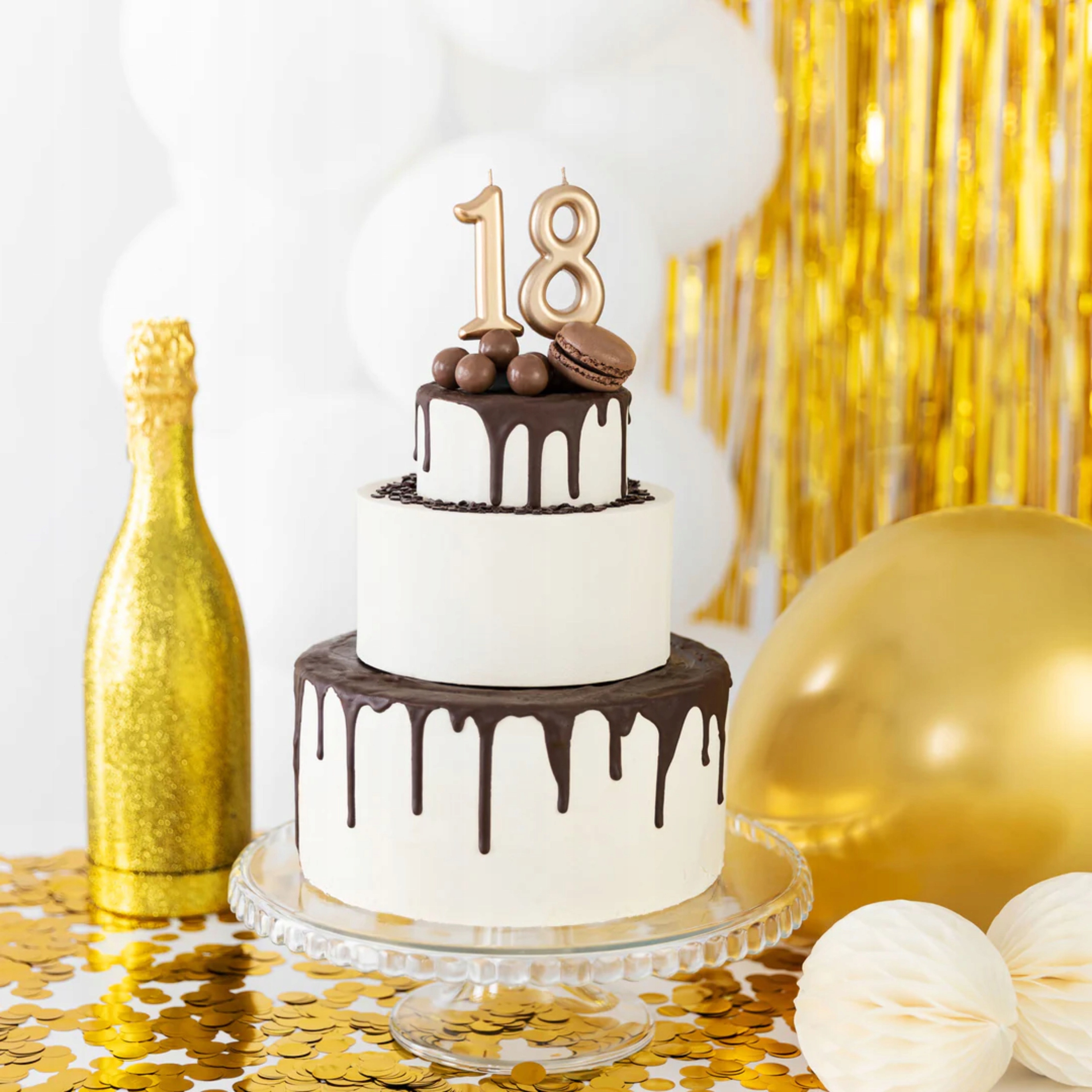 ŚWIECZKI URODZINOWE NA TORT 30 TRZYDZIESTKA URODZINY JUBILEUSZ Marka PartyPal