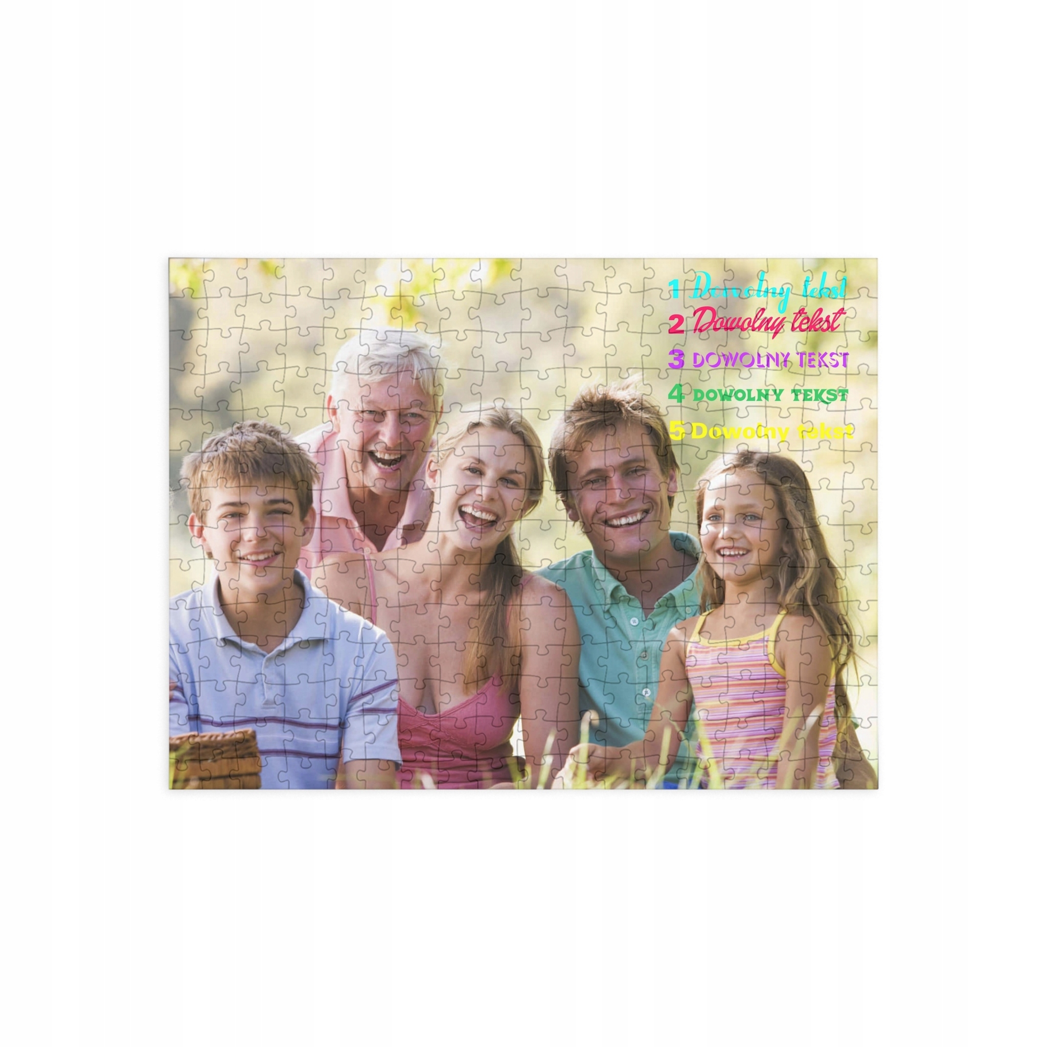 FOTO PUZZLE Z TWOIM WŁASNYM ZDJĘCIEM NADRUK 252 EL