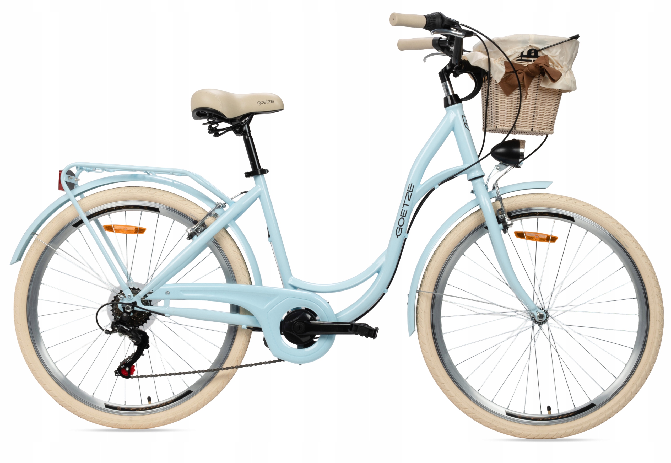 Damski Rower Miejski Goetze 26 Lekki Damka Shimano Kosz