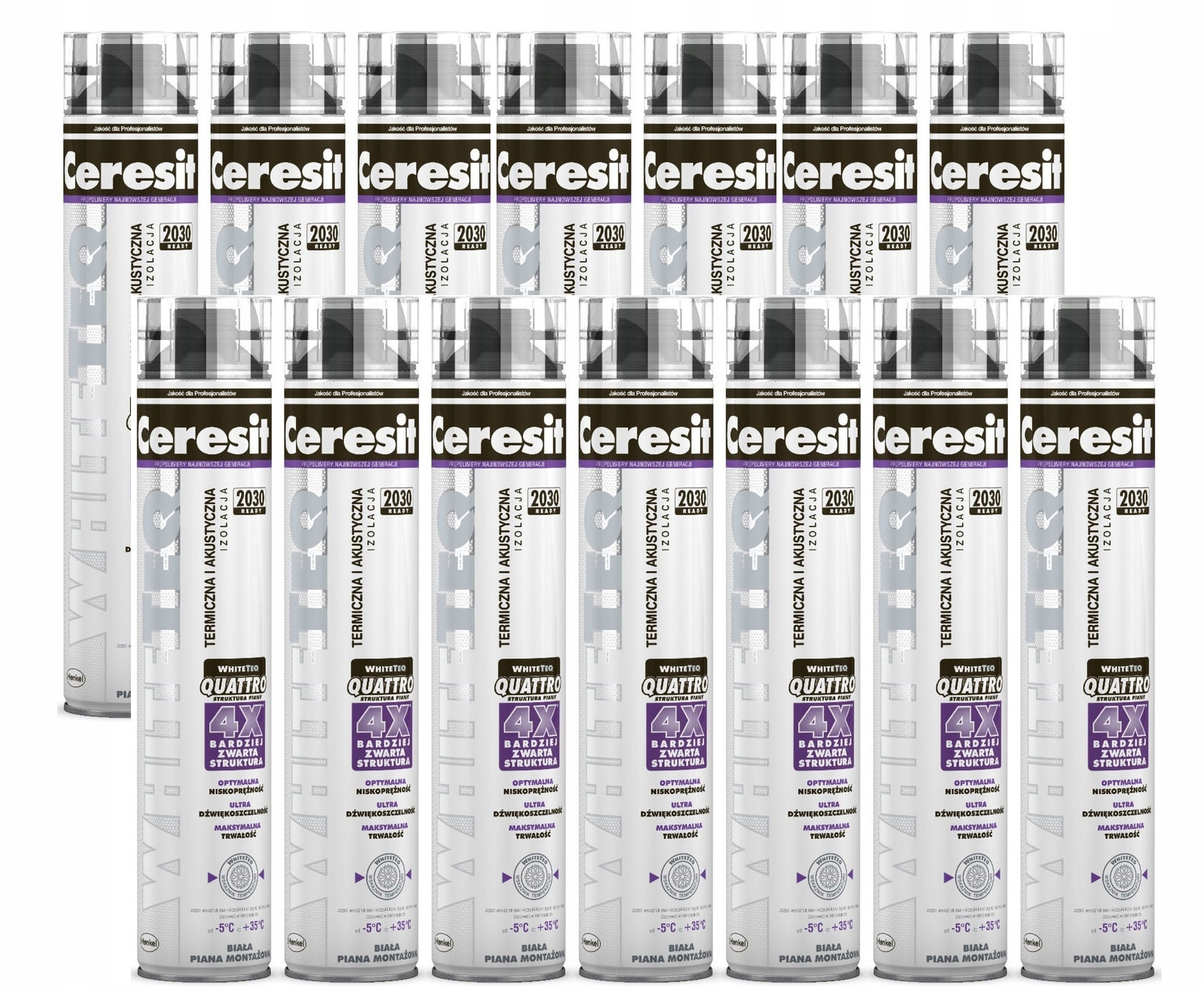 

Ceresit Whiteteq Quattro Piana Pistoletowa 750ML