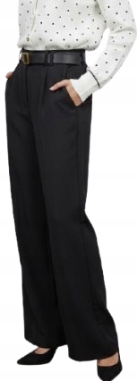Elegantní Kalhoty Wide Leg S Páskem Lulumary Paris Premium vel. M-nová Kolekce