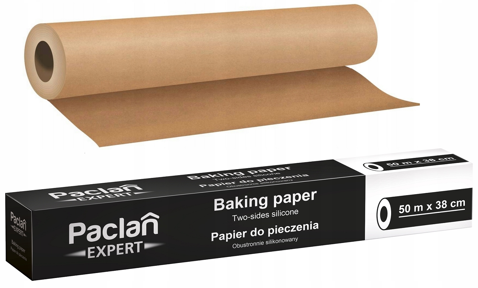 

Papier do pieczenia 2-str. silikonowany 50m 38cm