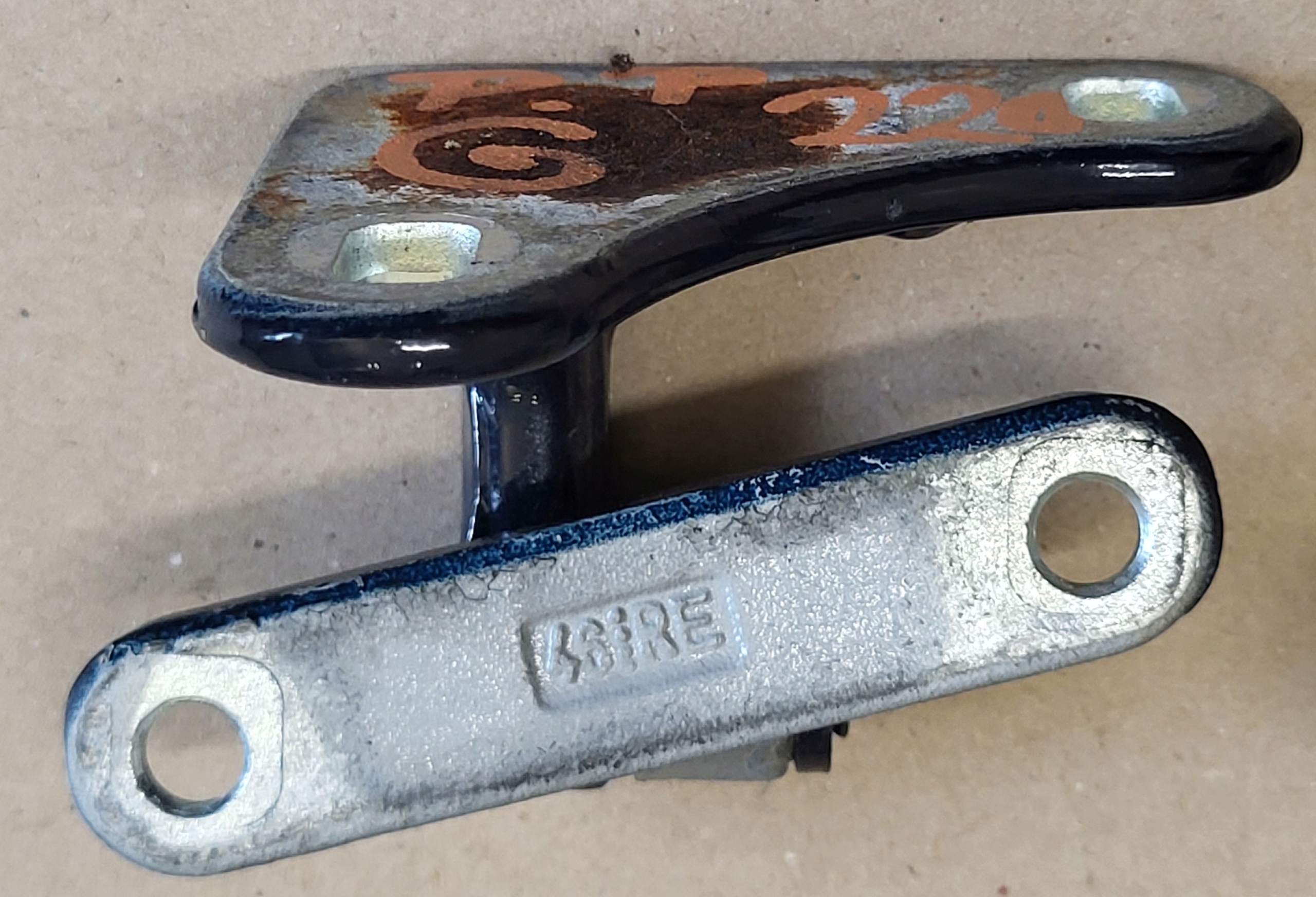 hinge X2 door right front GORA DOL MERCEDES S W220 OE GRANATOWE