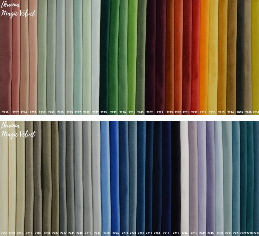 WYGODNY NAROŻNIK Z FUNKCJĄ SPANIA W STYLU GLAMOUR PRAWOSTRONNY Powierzchnia spania - długość (cm) 191-200 cm