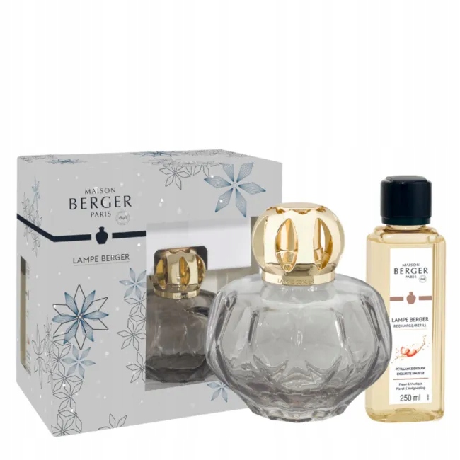 Sada Maison Berger katalytická lampa Rosalie Grey náplň 250 ml