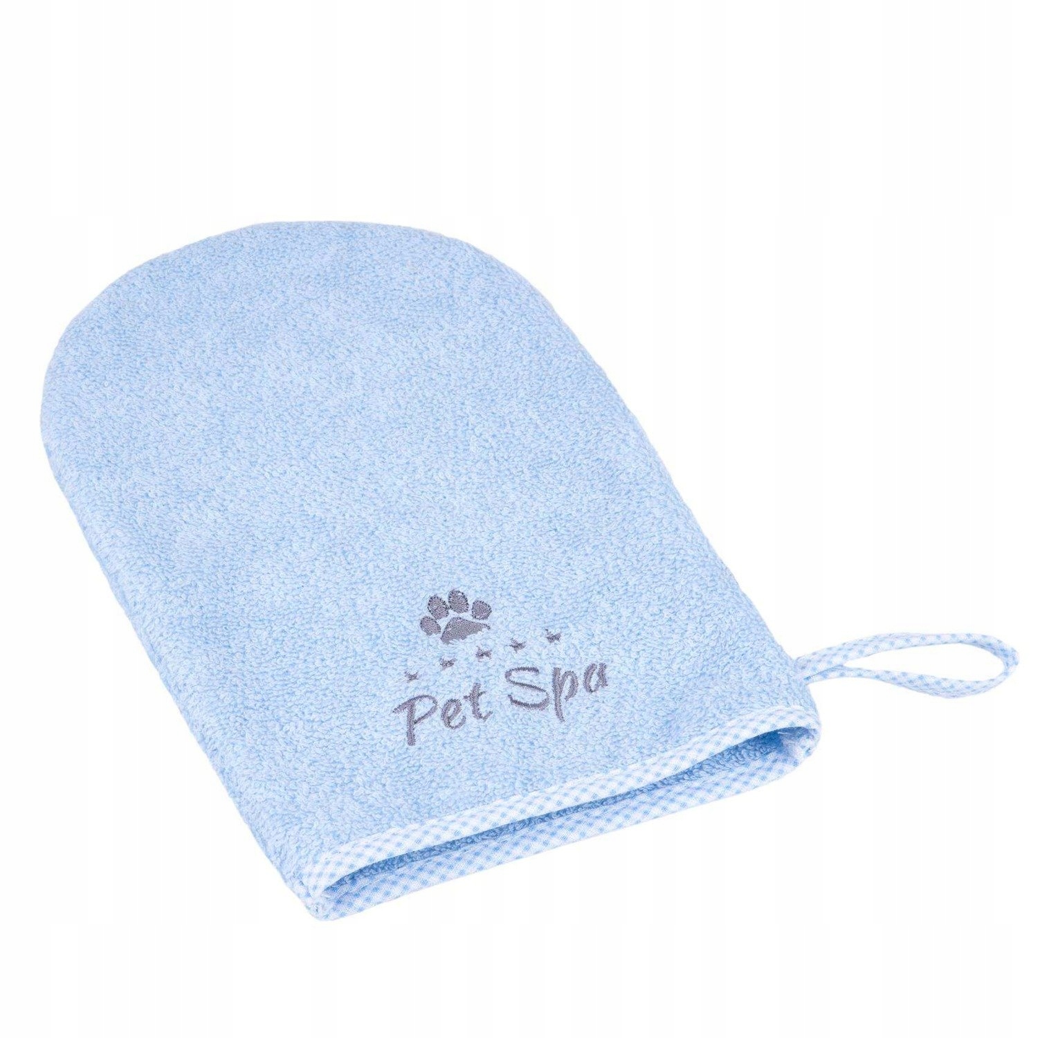 

amiplay Rękawica kąpielowa dla psa spa S/m niebies