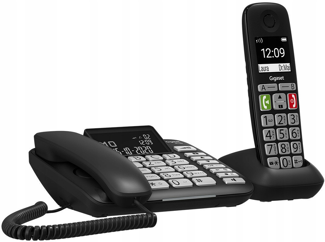 Pevný telefón Gigaset DL780 Plus čierny