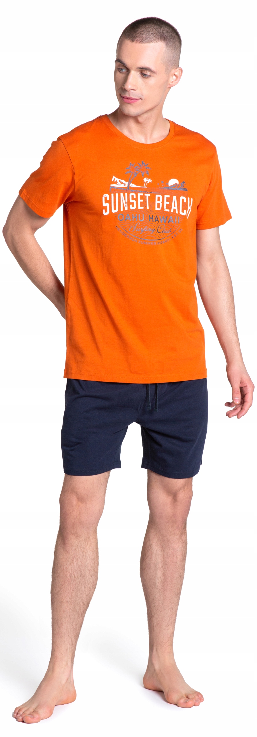 HENDERSON LED 38867 piżama męska kr.r. r M Rozmiar M