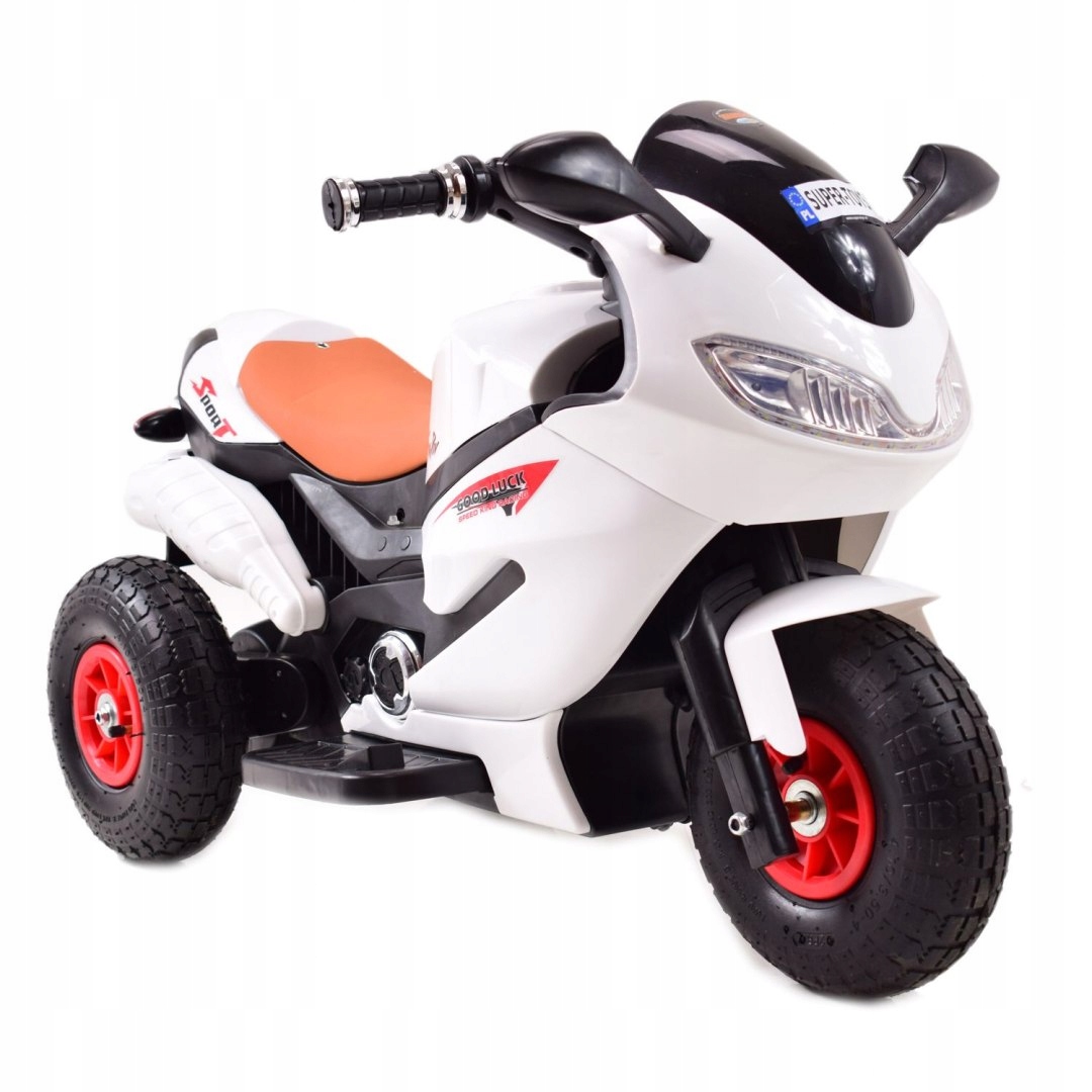 Ścigacz Motor Sport Pompowane Koła, Pilot, Imitacja Wydechu, Miękki