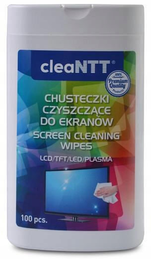 

Chusteczki cleaNTT CLN0041 do ekranów 100 szt.
