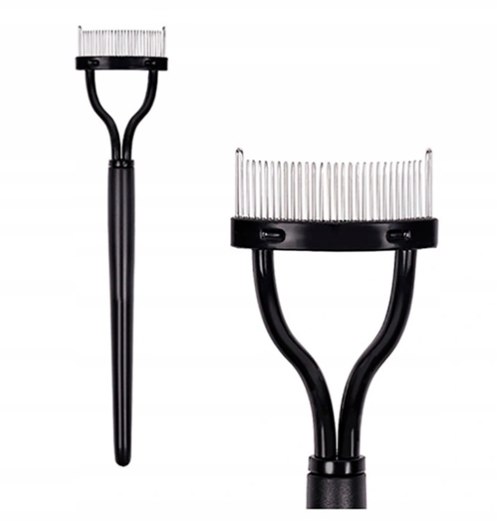 GRZEBYK DO RZĘS SEPARATOR ROZDZIELACZ ROZDZIELONE I PODKREŚLONE RZĘSY